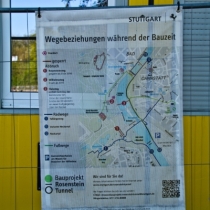 Neckar-Holzsteg in Stuttgart