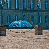 Wasserspiel Schlossplatz in Stuttgart