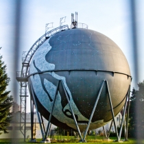Kugelgasbehälter in Stuttgart
