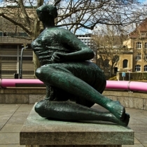 Draped Reclining Woman in Stuttgart